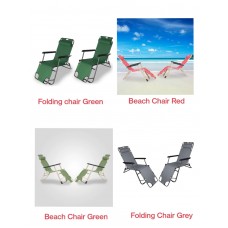 Outdoor Recliner Beach Garden Folding Chair 